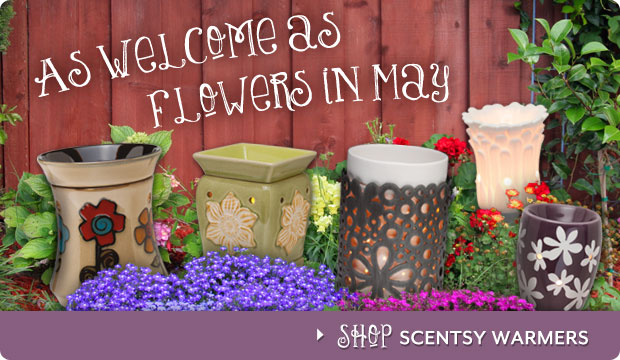 As welcome as flowers in May.  Shop Scentsy Warmers.